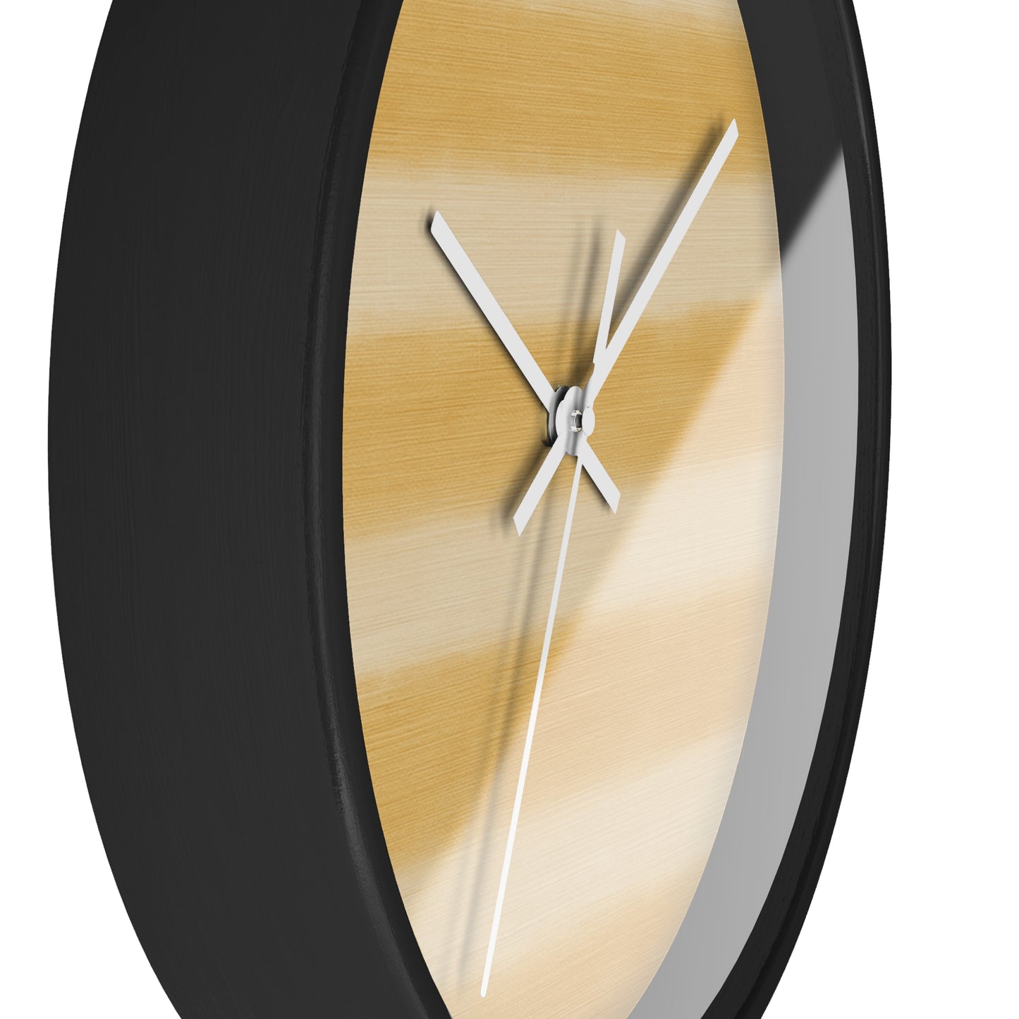 Loom Light Stripes Wall Clock – Ochre Fade