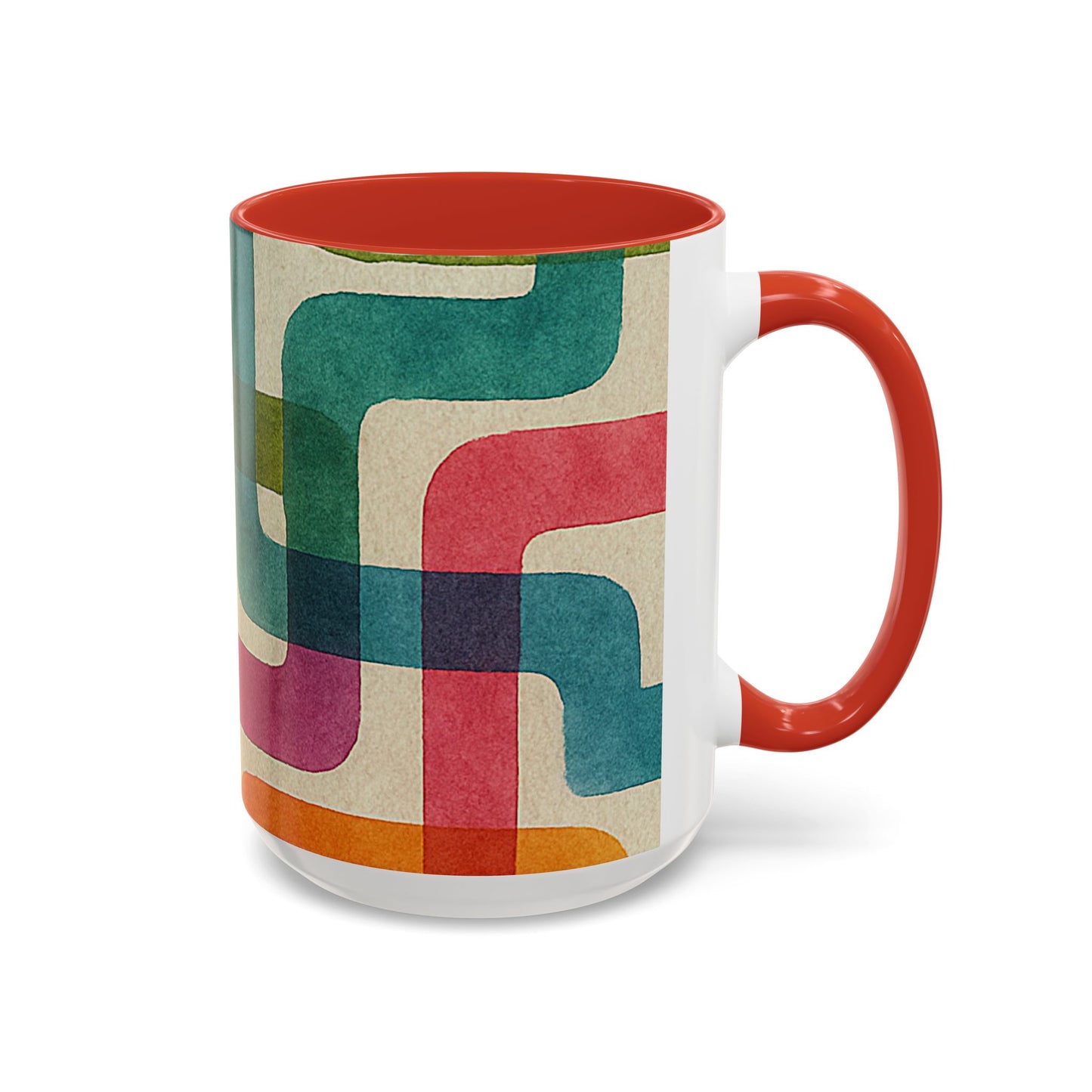 Retro Color Curves Coffee Mug