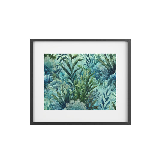 Framed Poster - Matte Finish Art for Coastal Decor