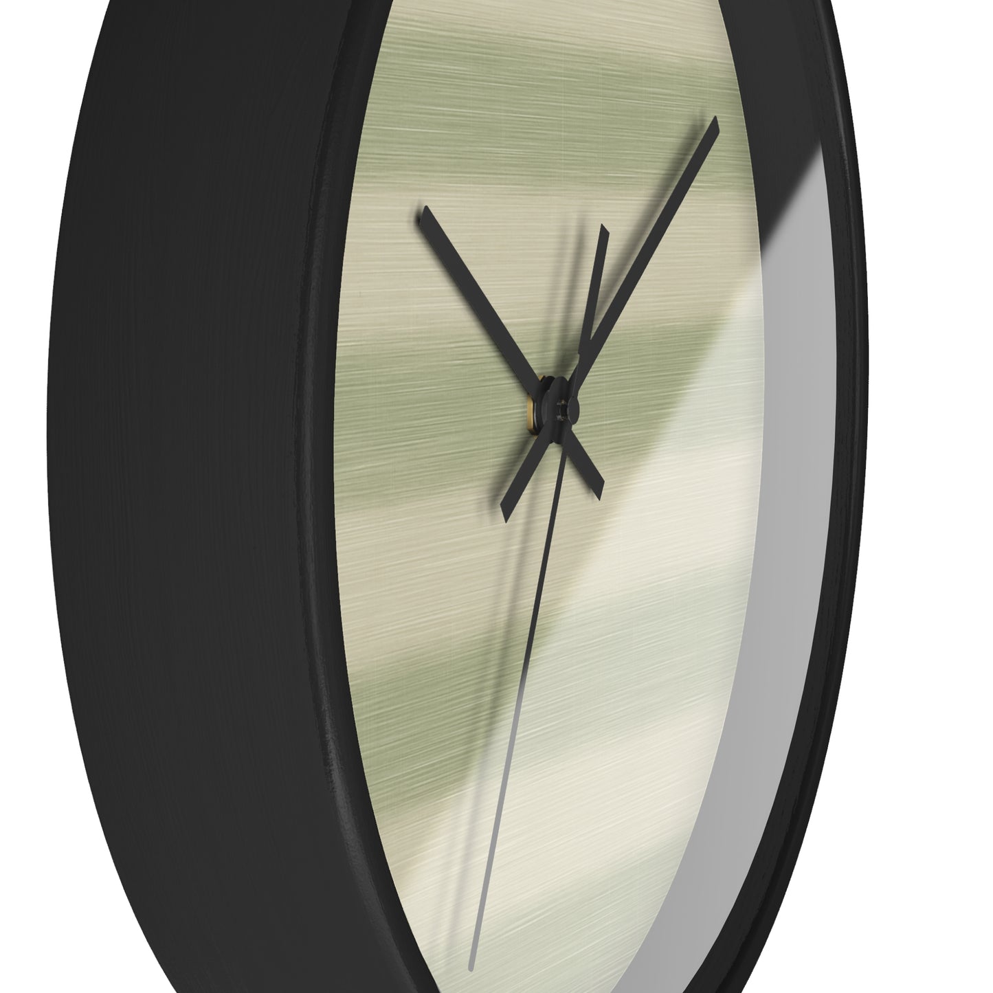 Loom Light Stripes Wall Clock – Sage Fade