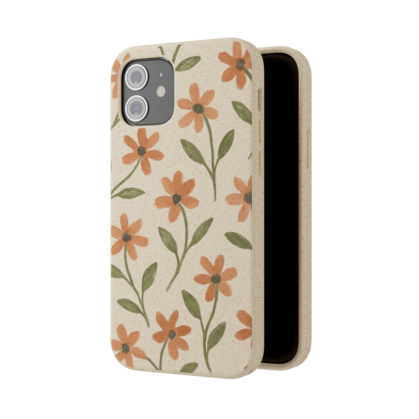 Floral Phone Case - Biodegradable Protective Cover