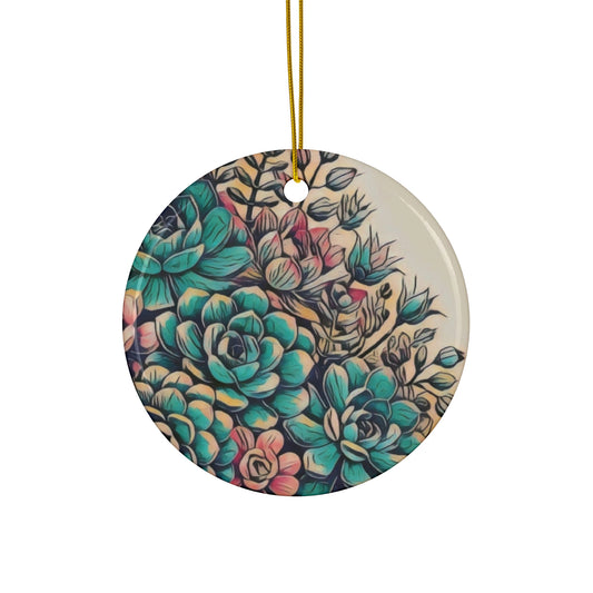 Ceramic Ornament, 4 Shapes