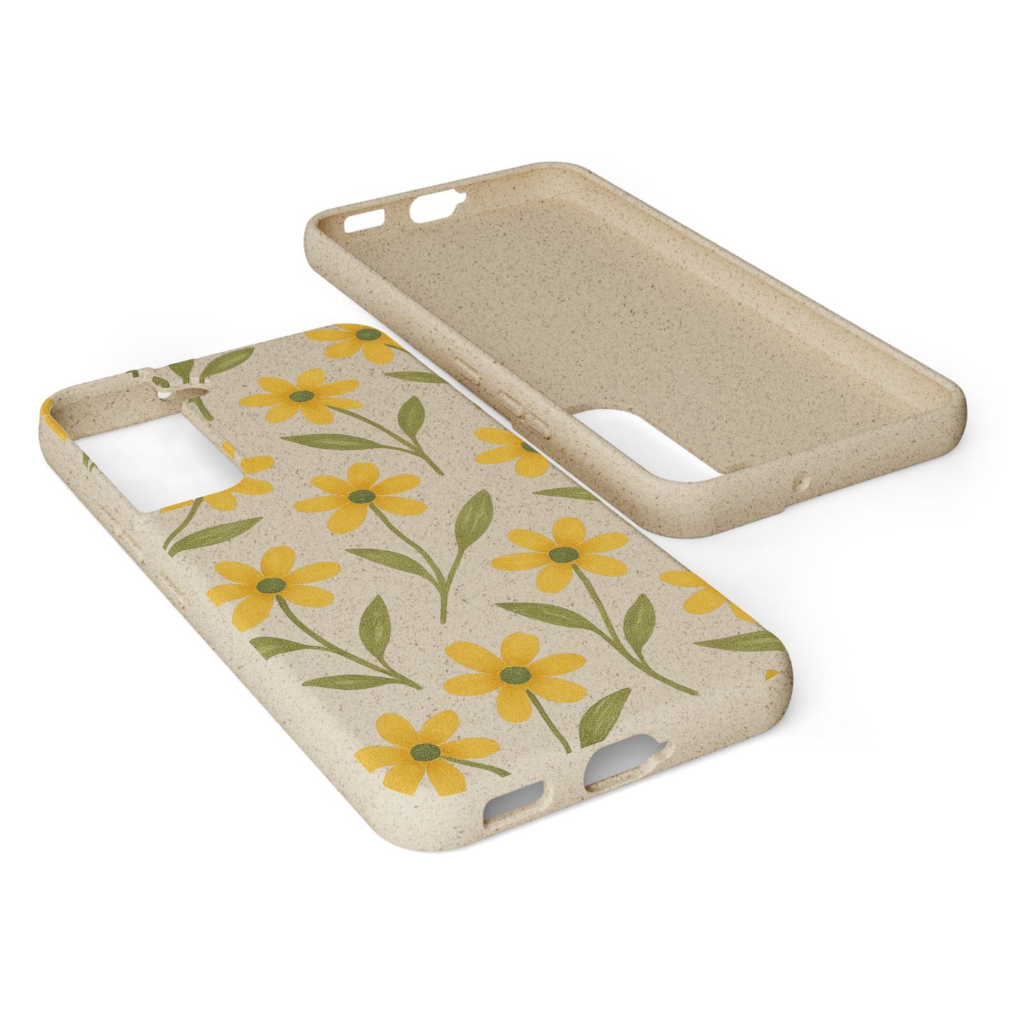 Meadow Bloom Biodegradable Phone Case - Marigold