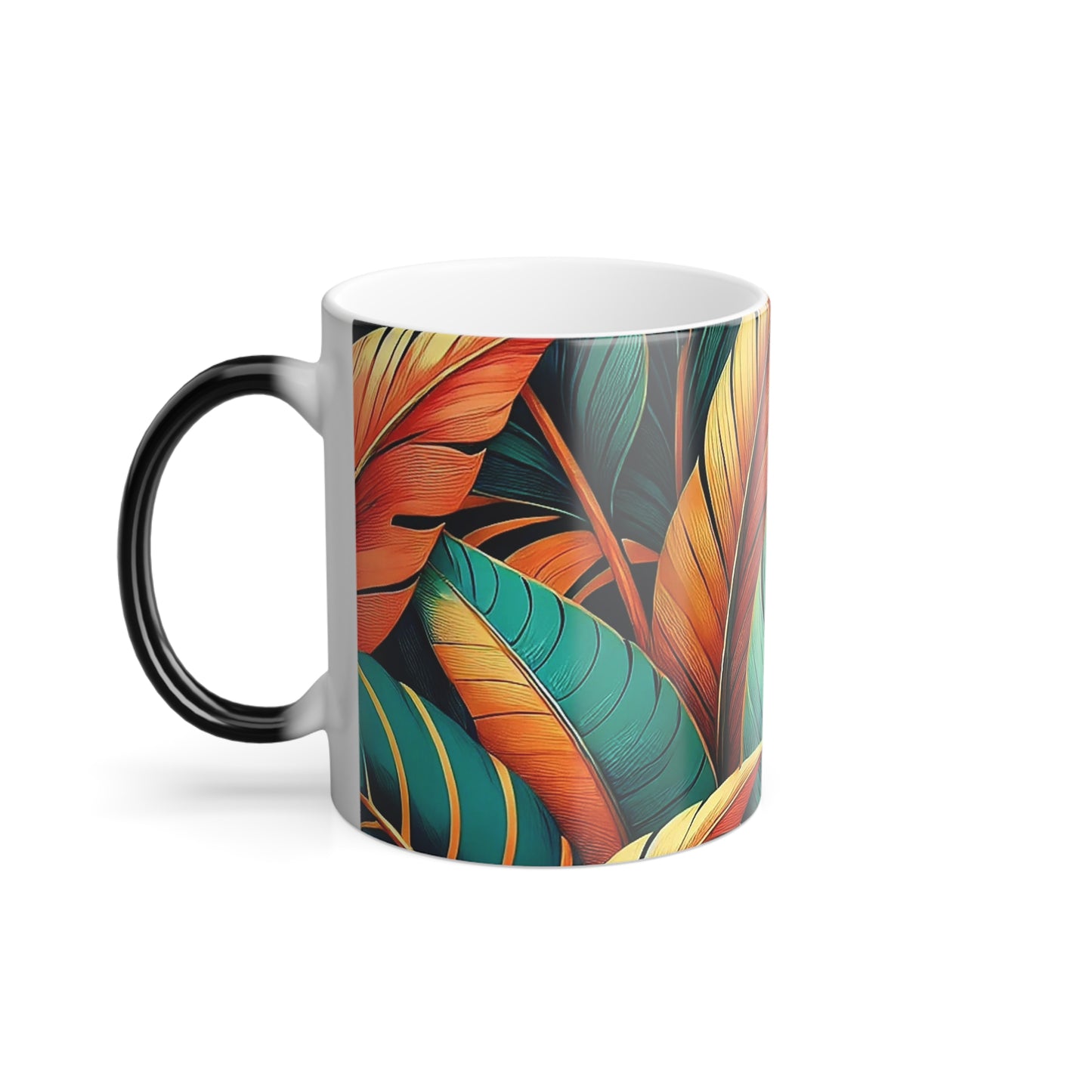 Tropical Leaf Color Morphing Mug - 11oz