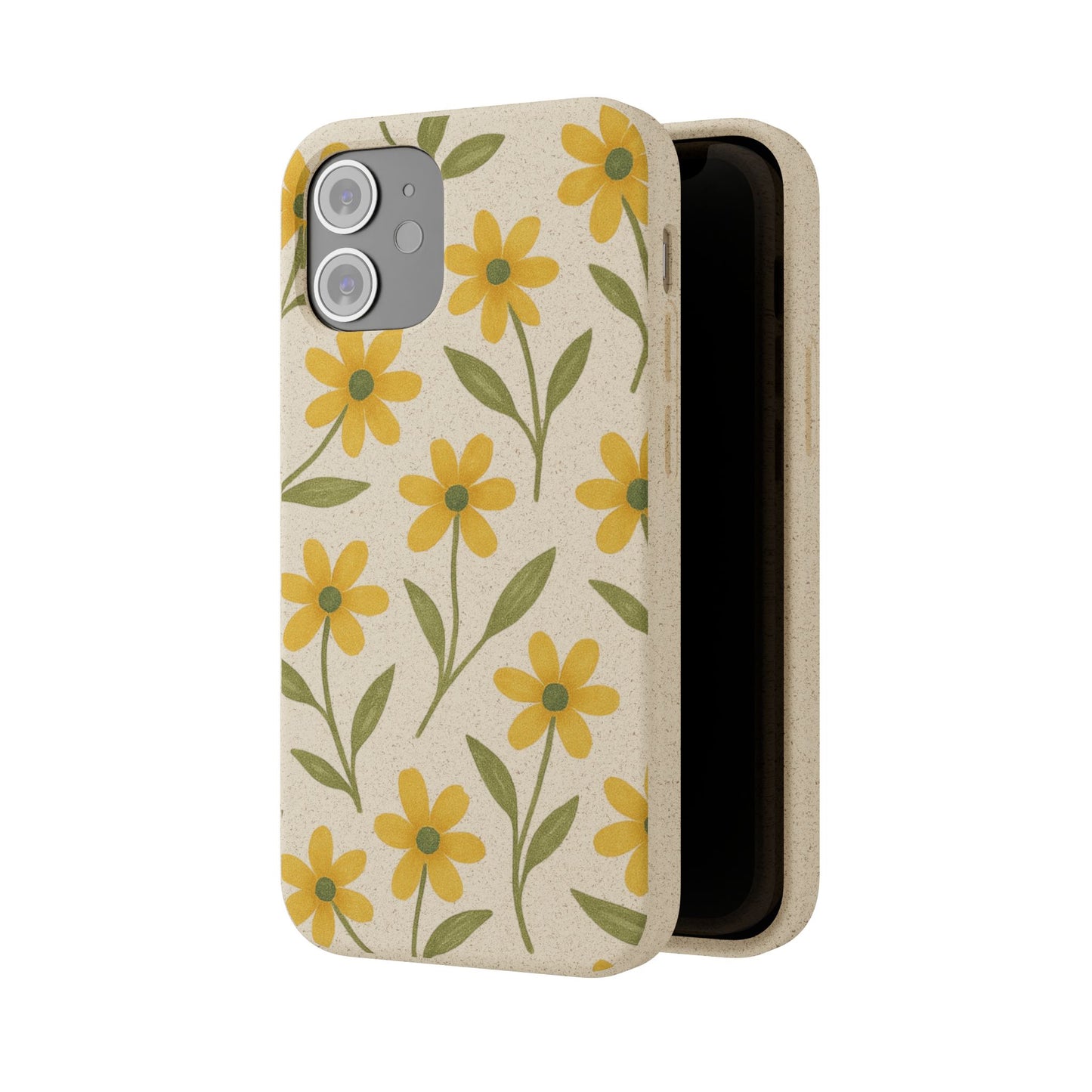 Meadow Bloom Biodegradable Phone Case - Marigold