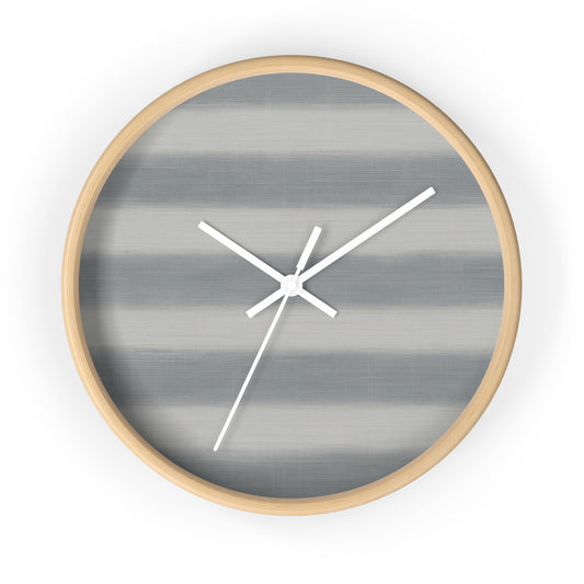 Loom Light Stripes Wall Clock – Mist Fade