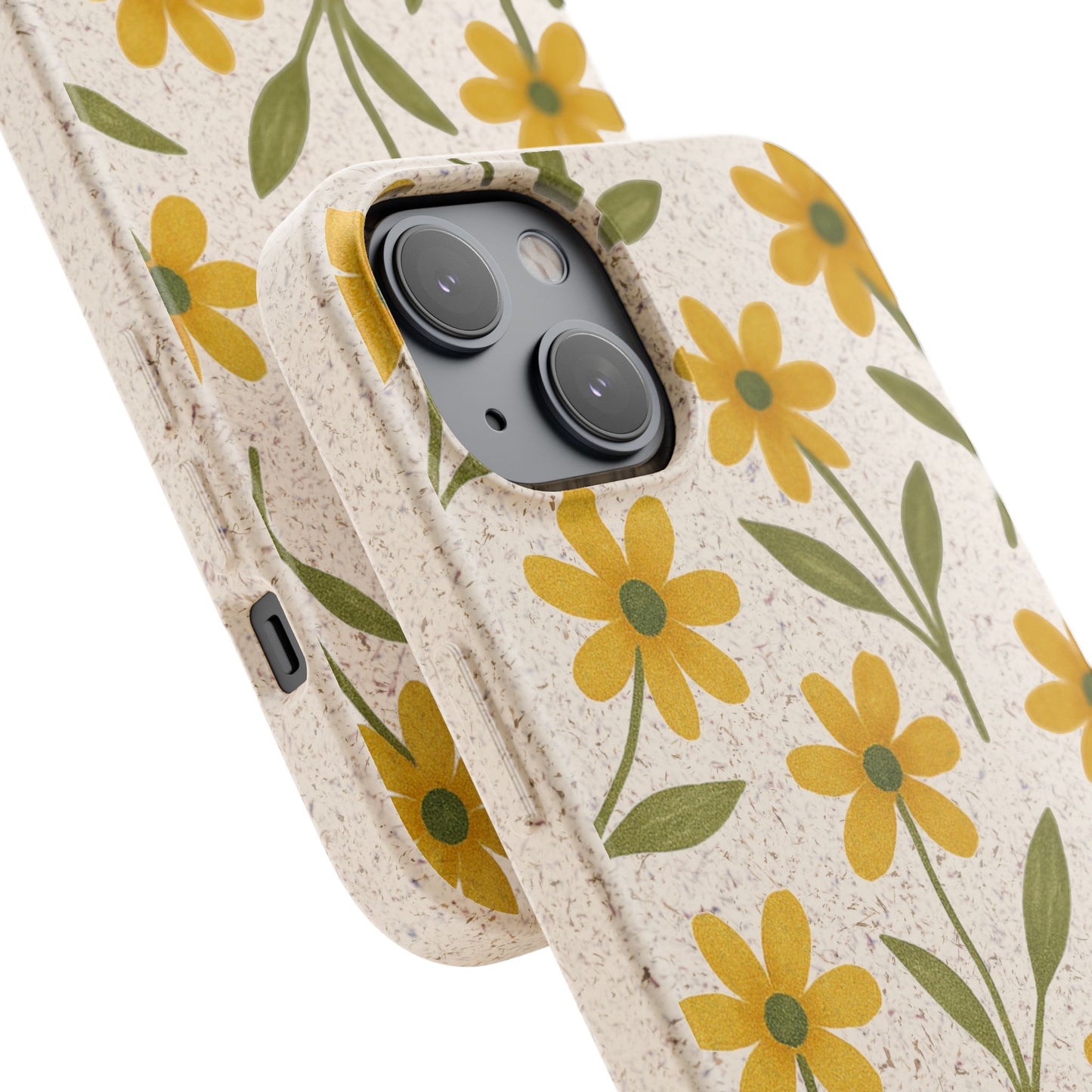 Meadow Bloom Biodegradable Phone Case - Marigold