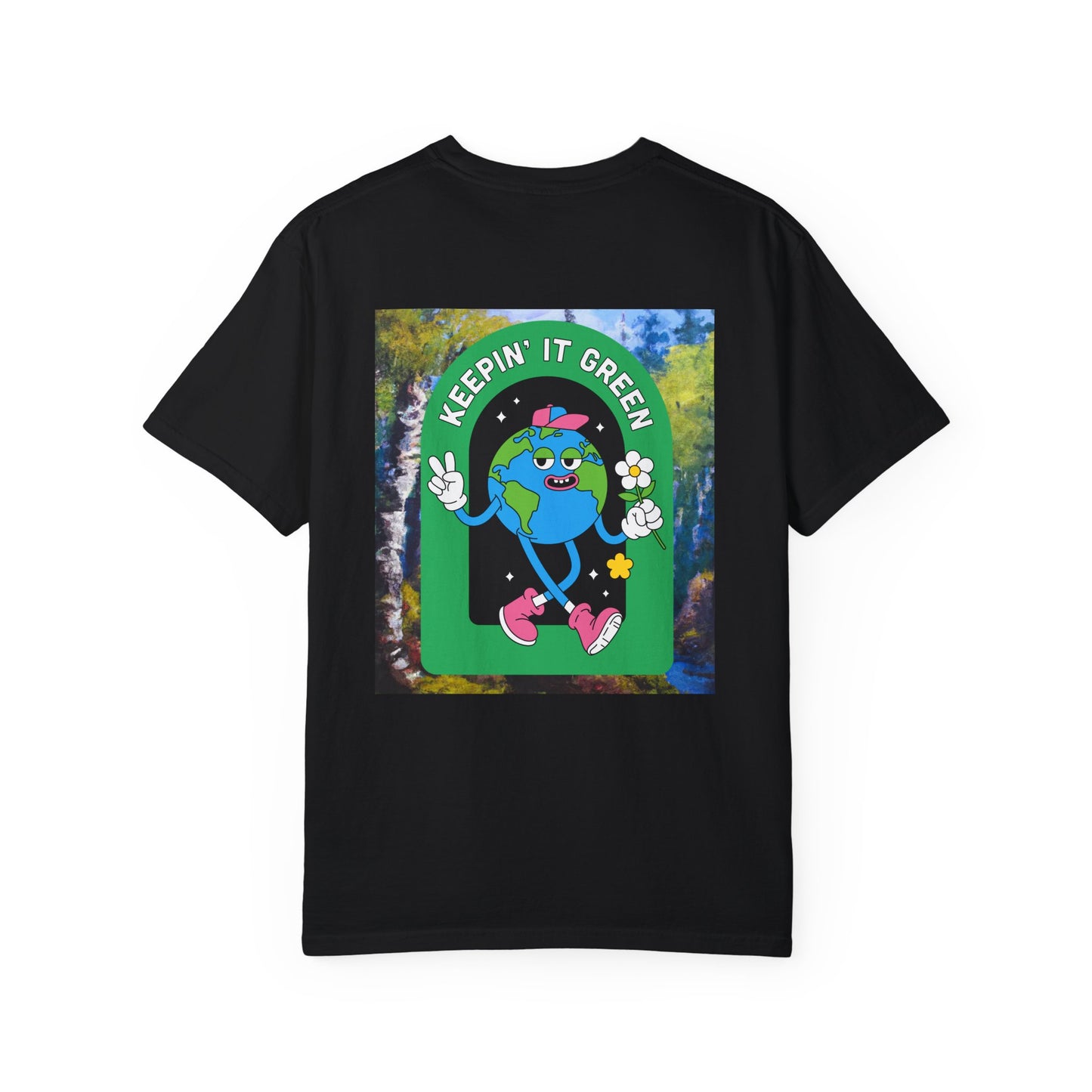 Unisex Garment-Dyed T-shirt - Think Green