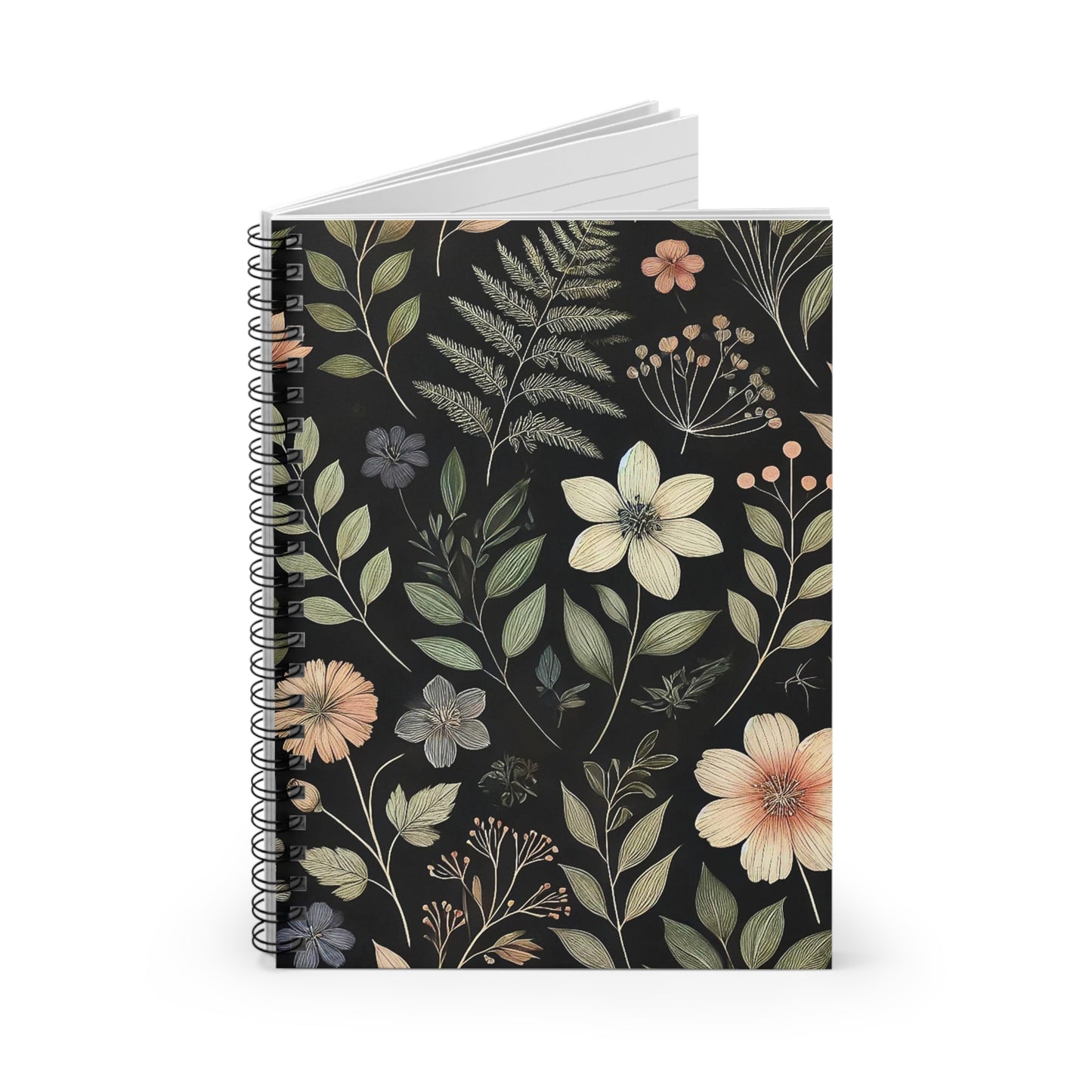 Floral Spiral Notebook