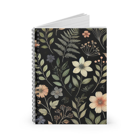 Floral Spiral Notebook