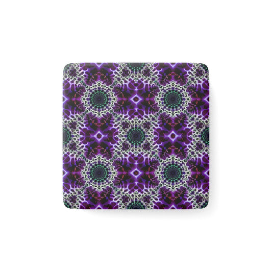 Purple Porcelain Magnet