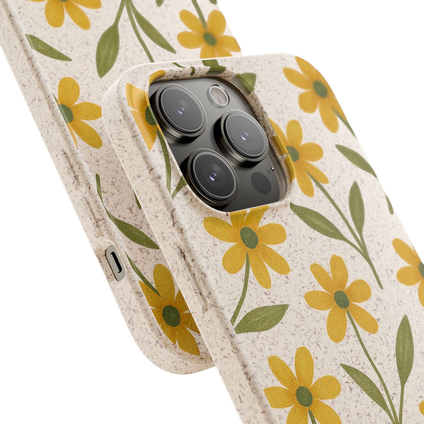 Meadow Bloom Biodegradable Phone Case - Marigold