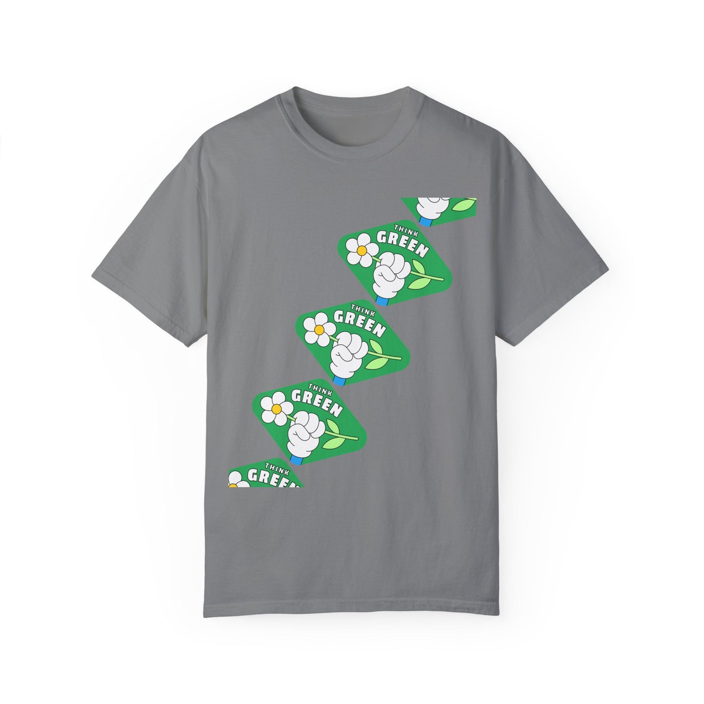 Unisex Garment-Dyed T-shirt - Think Green