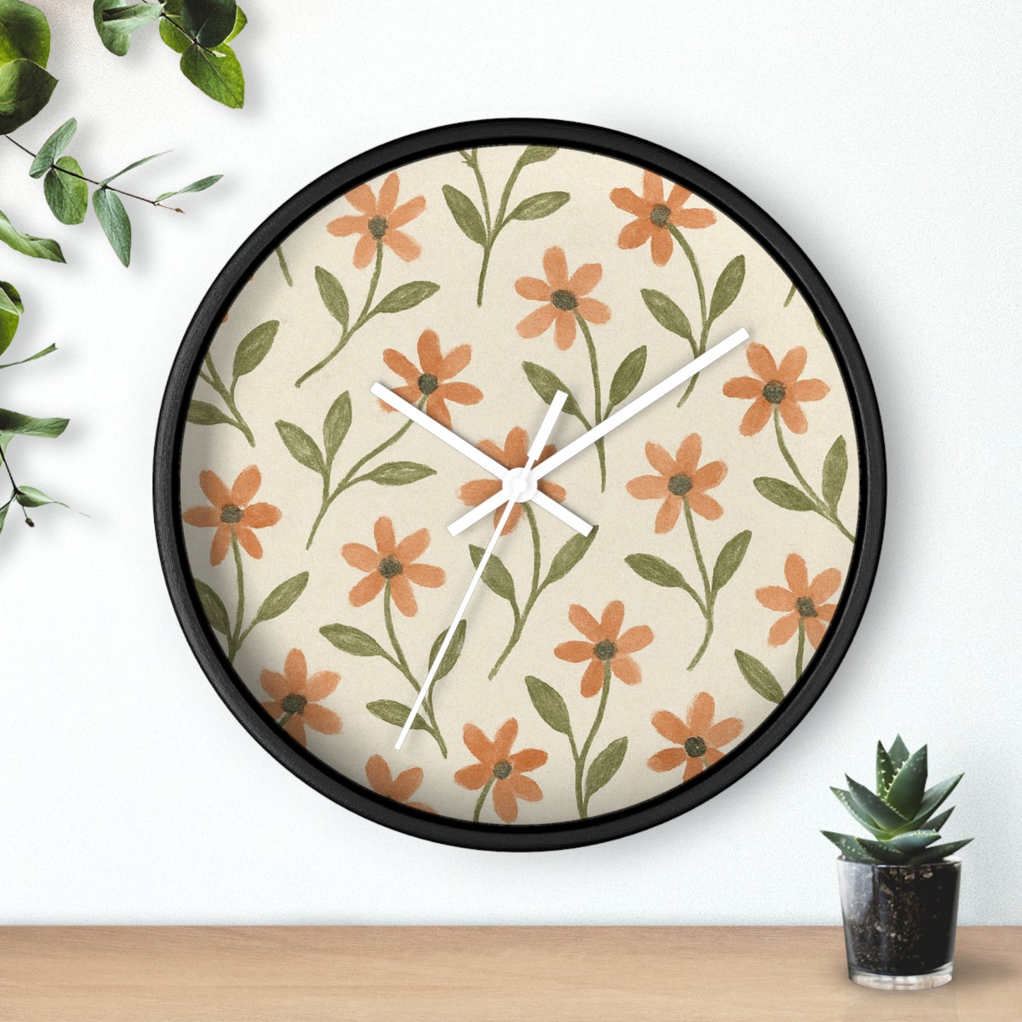 Meadow Bloom Wall Clock - Marigold