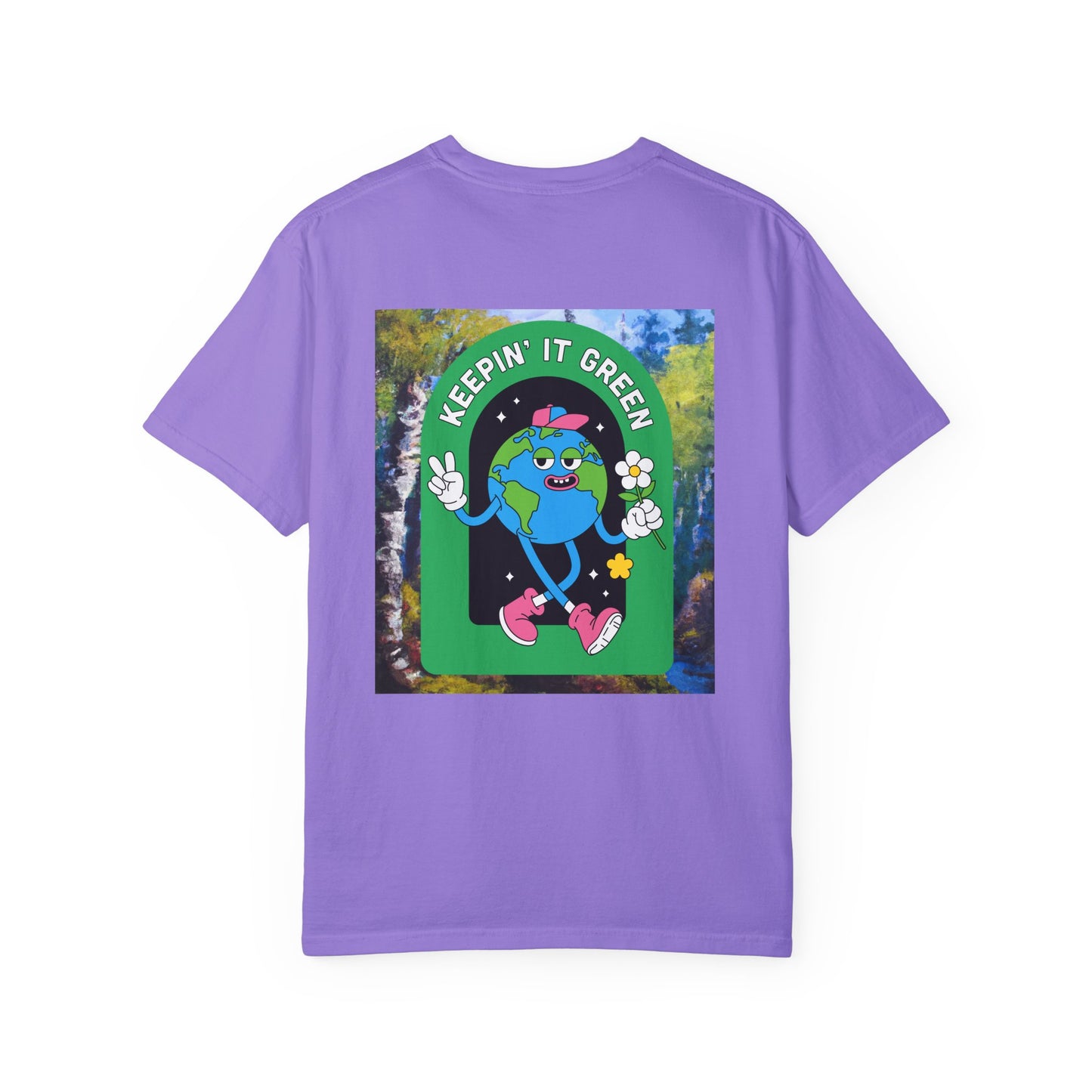 Unisex Garment-Dyed T-shirt - Think Green