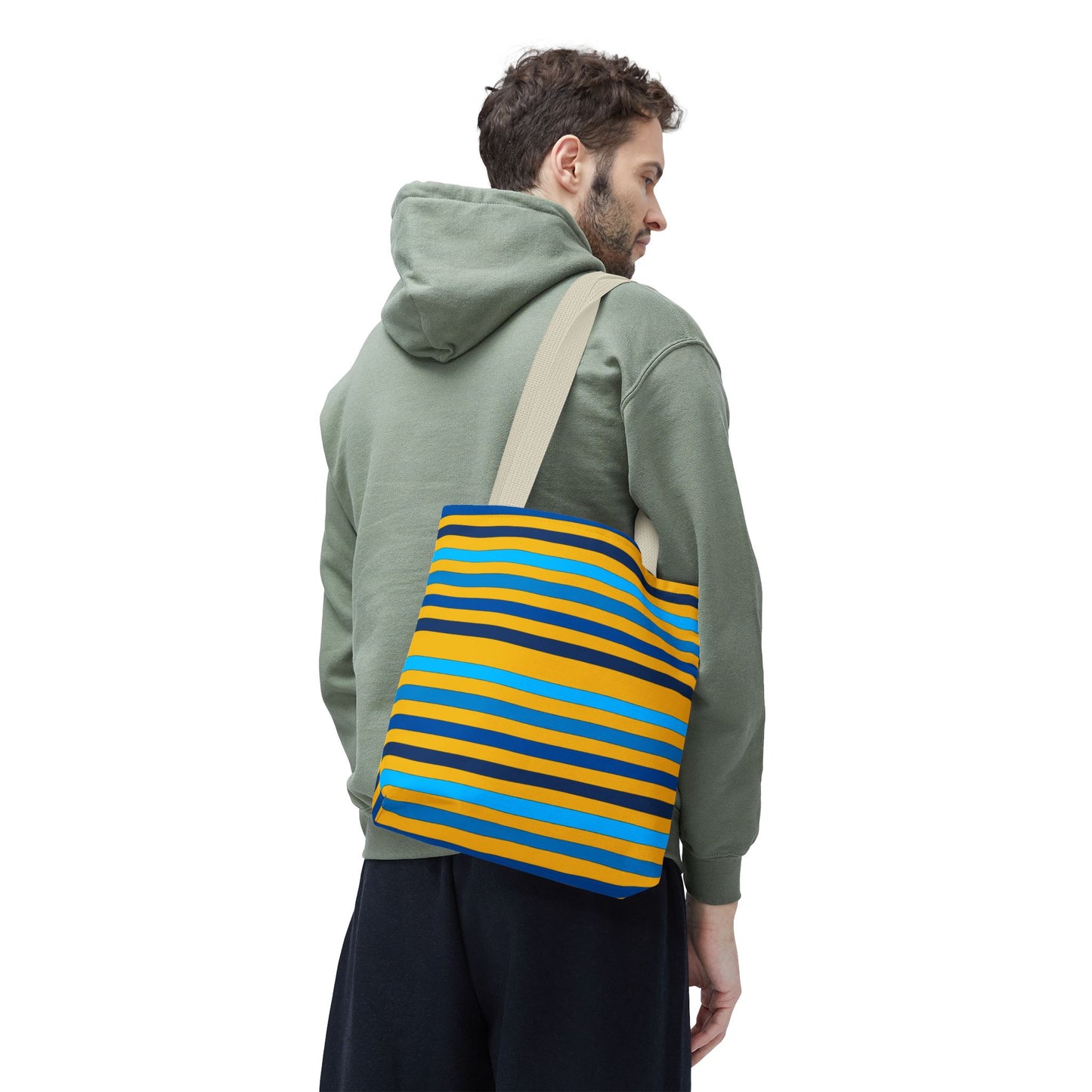 Yellow/Blue Tote Bag