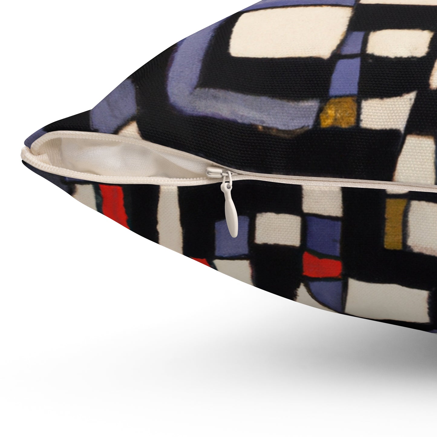 Modern Blocks Geometric Square Pillow