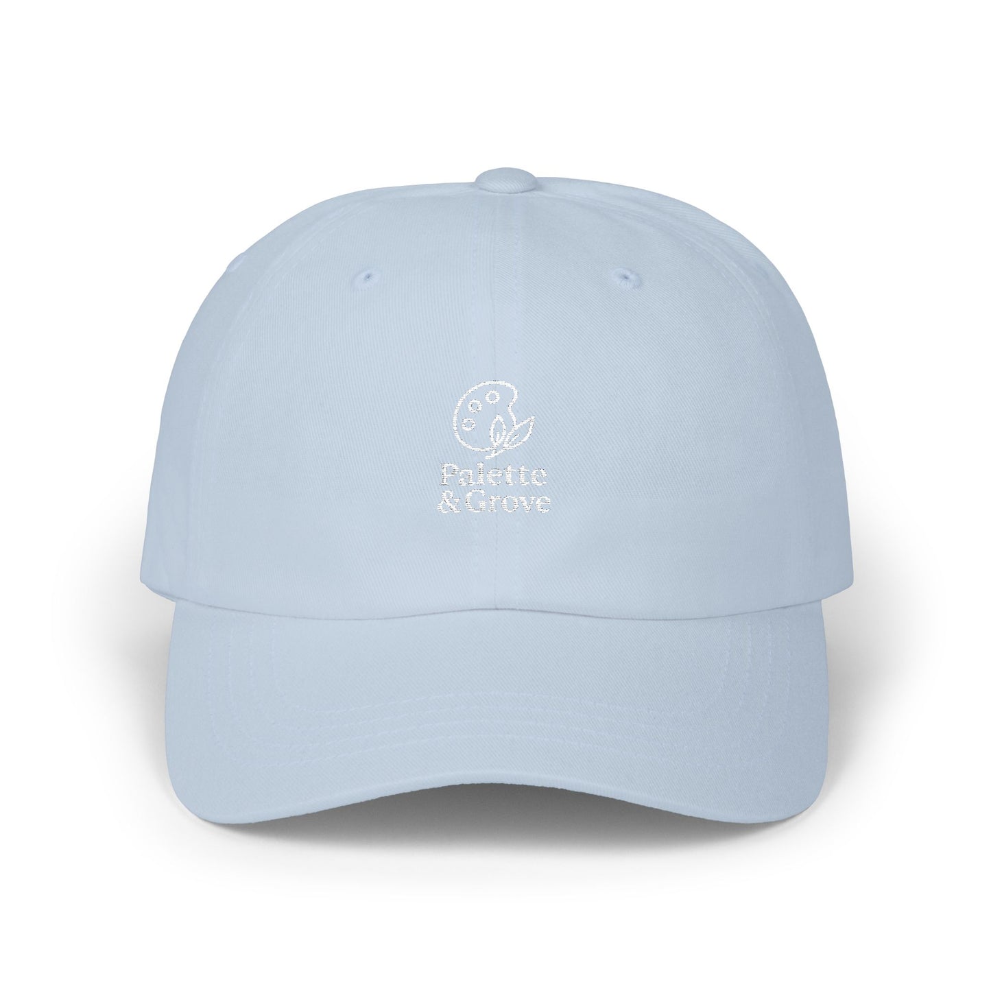 Palette & Grove White Logo Classic Dad Cap