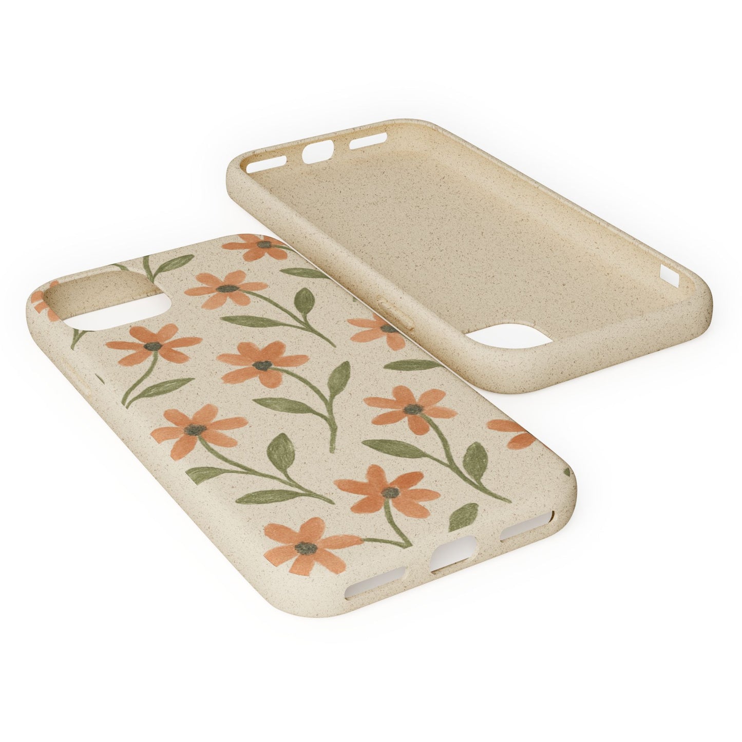Floral Phone Case - Biodegradable Protective Cover