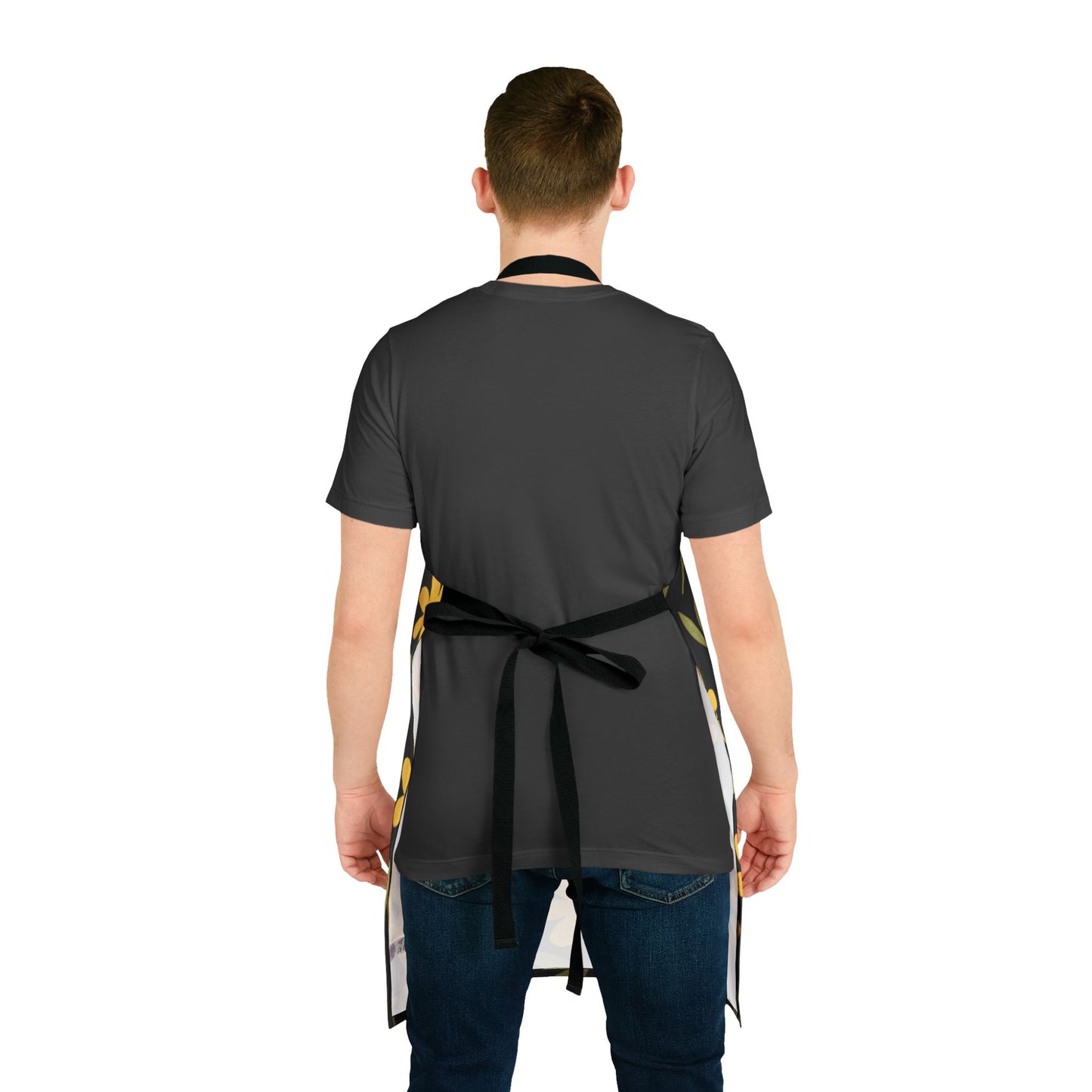 Floral Apron, 5-Color Straps (AOP)