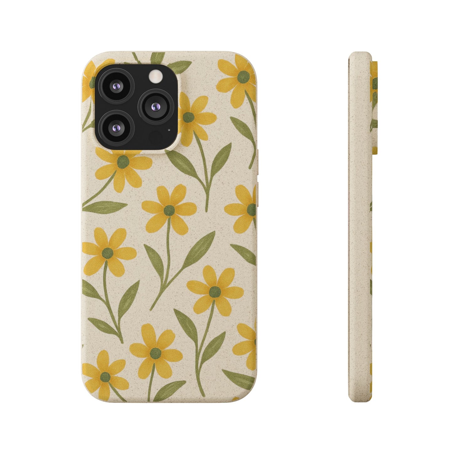 Meadow Bloom Biodegradable Phone Case - Marigold