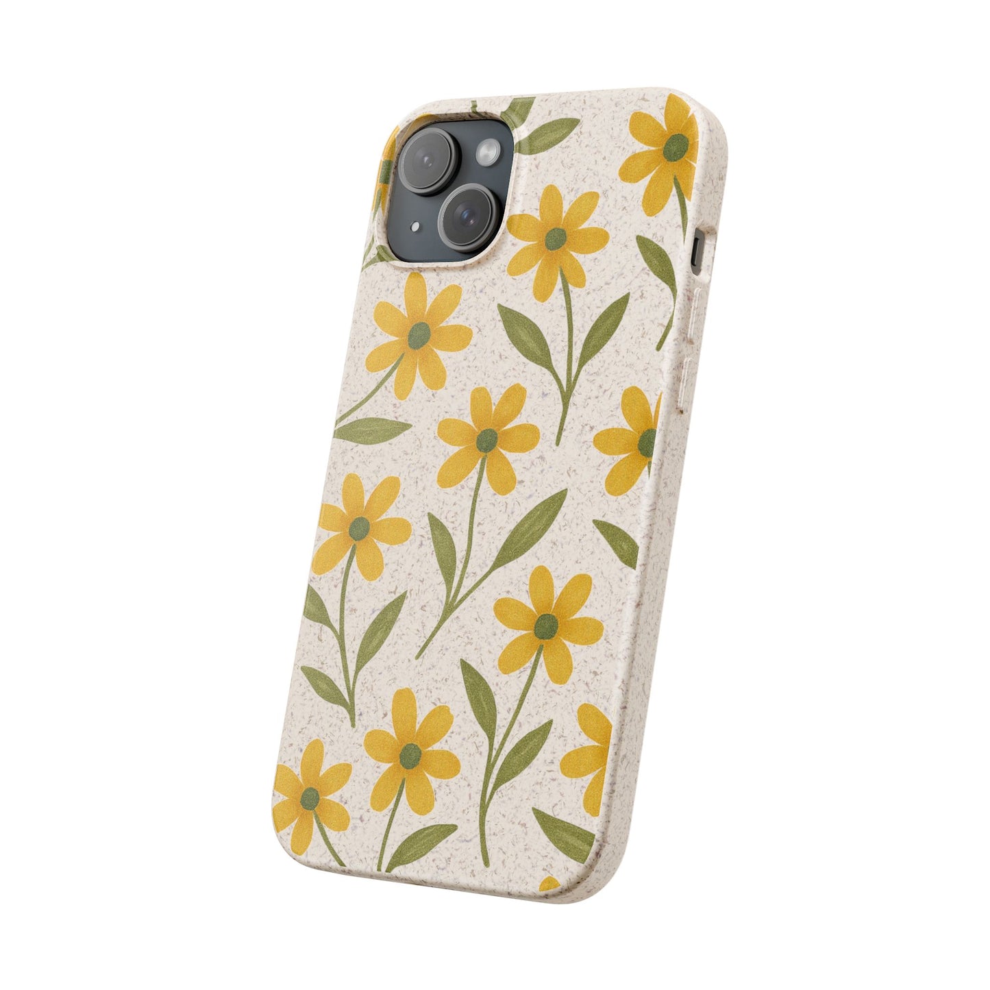 Meadow Bloom Biodegradable Phone Case - Marigold