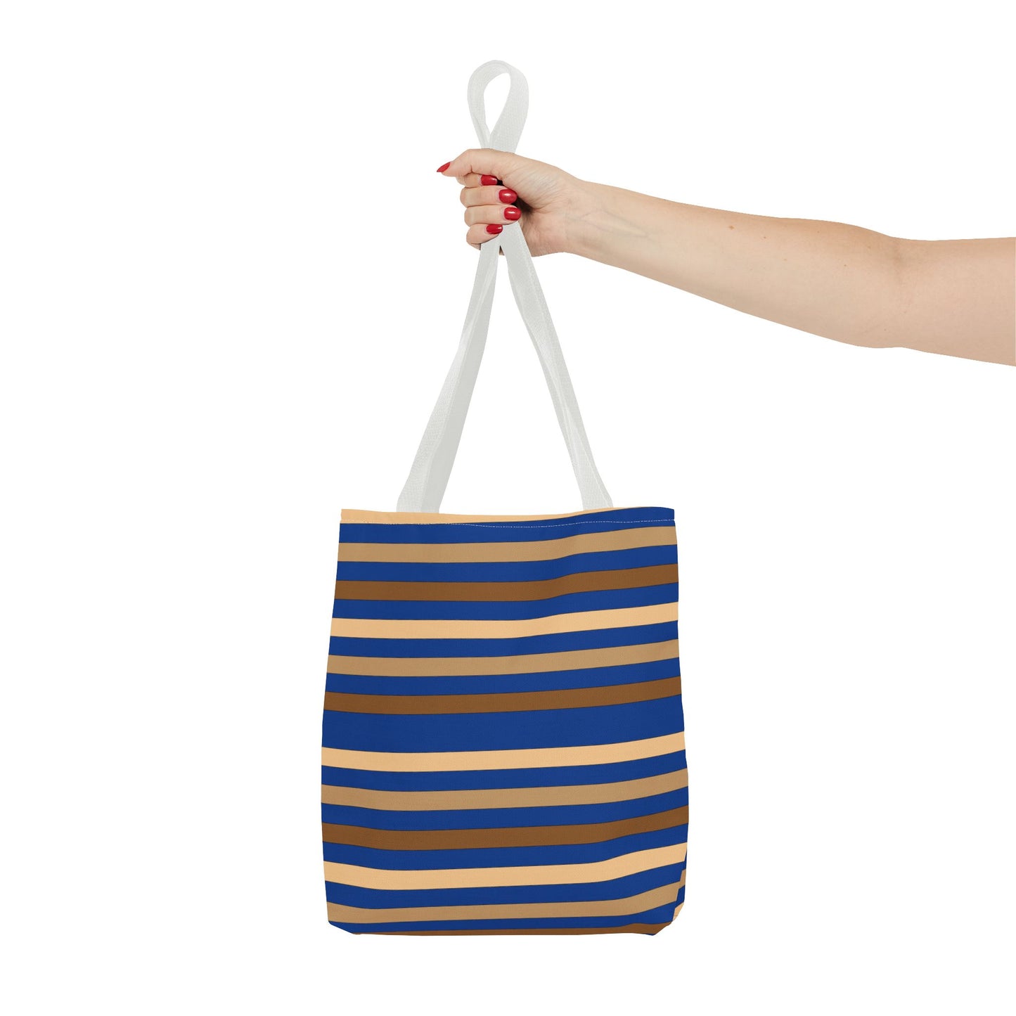 Blue/Brown Tote Bag