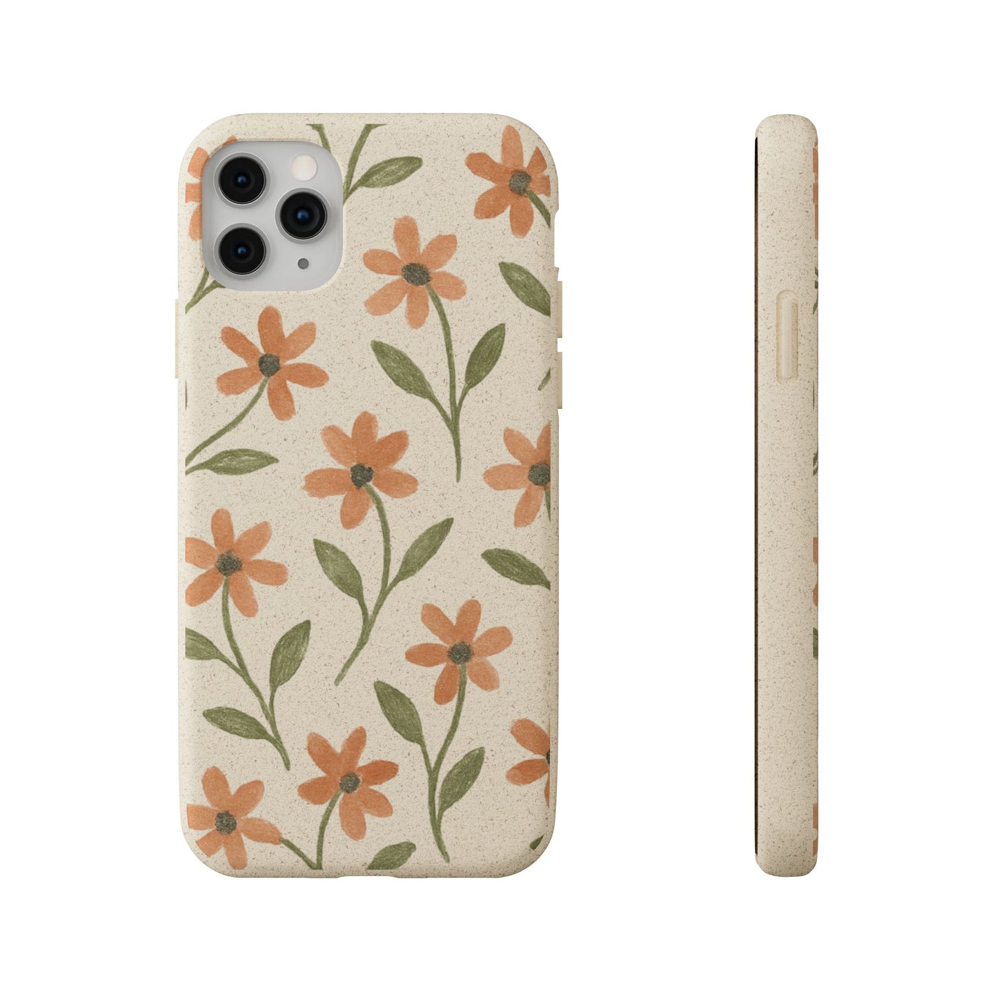 Floral Phone Case - Biodegradable Protective Cover
