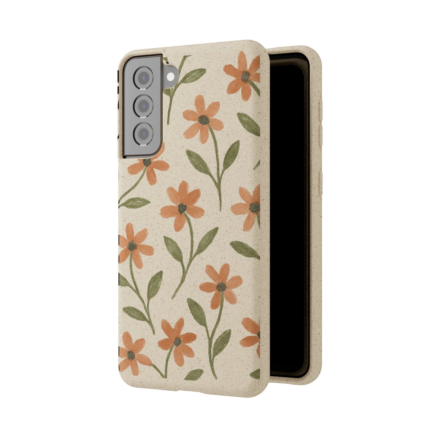 Floral Phone Case - Biodegradable Protective Cover