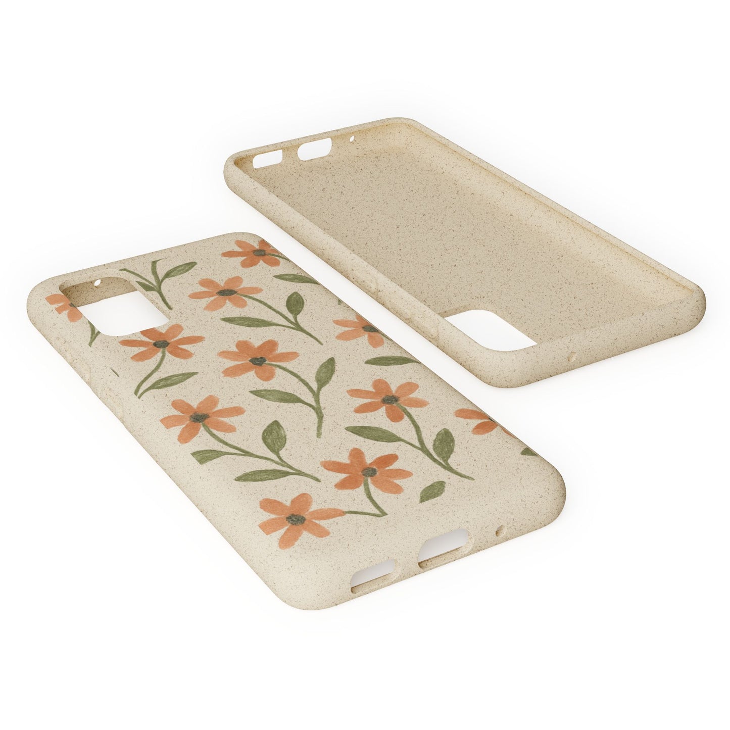 Floral Phone Case - Biodegradable Protective Cover