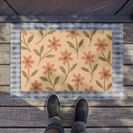 Meadow Bloom - Doormat - Rose Glow