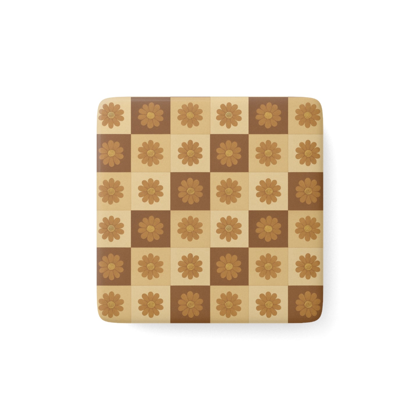 Porcelain Square Magnet -