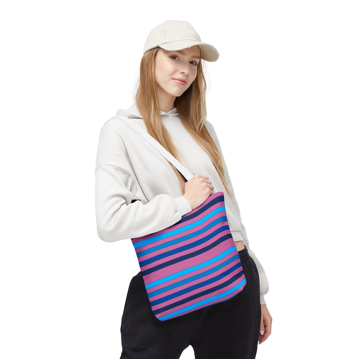 Pink/Blue Tote Bag