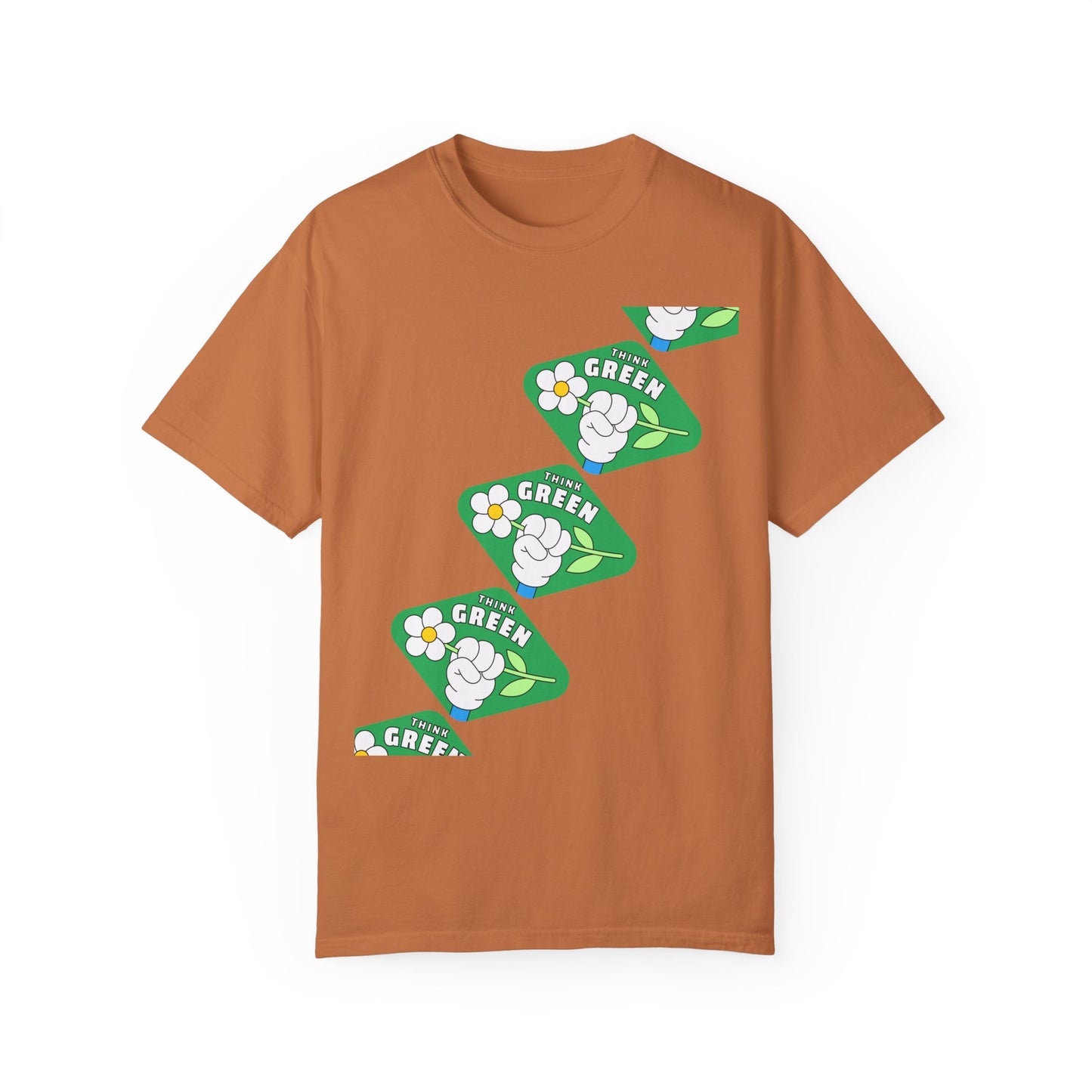 Unisex Garment-Dyed T-shirt - Think Green
