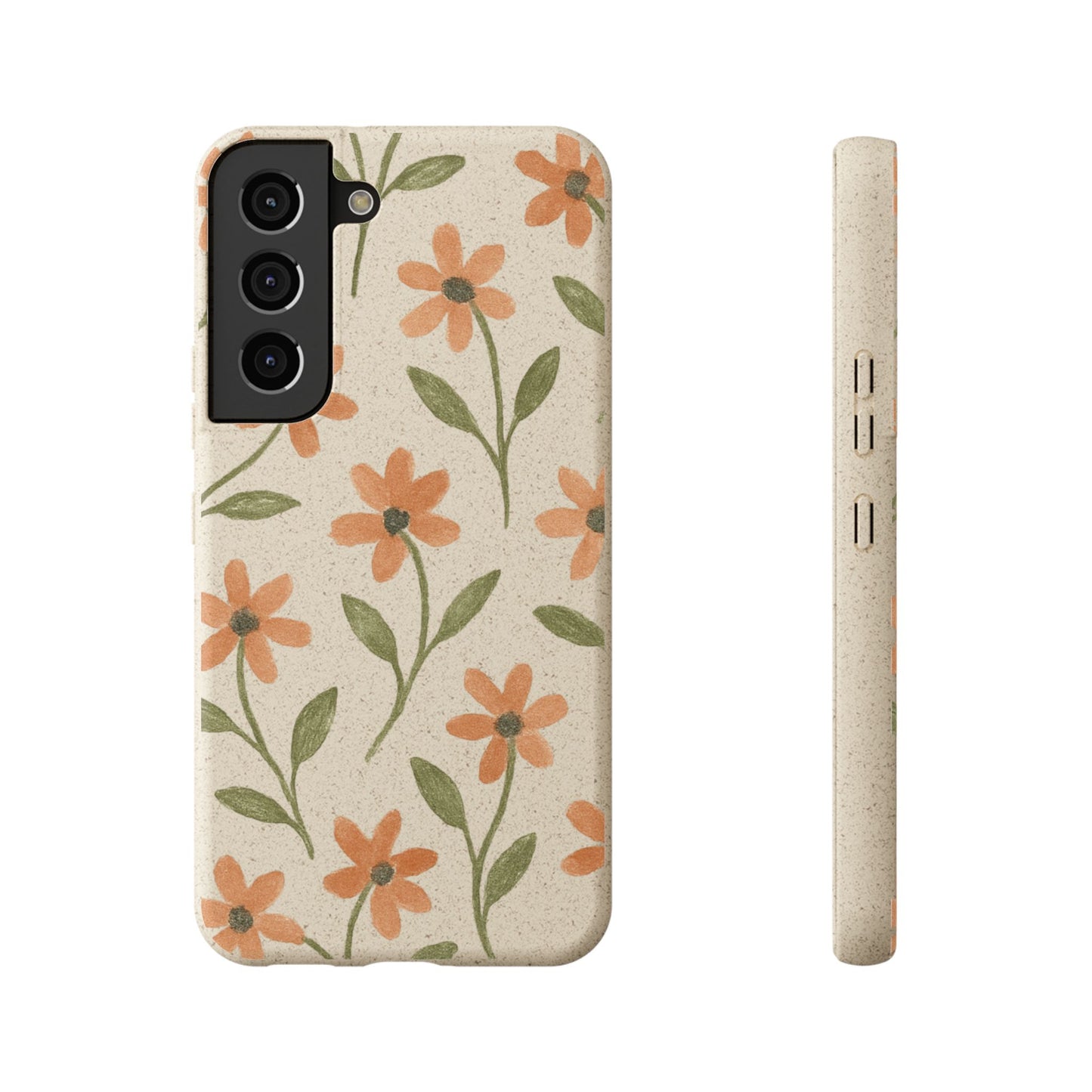 Floral Phone Case - Biodegradable Protective Cover