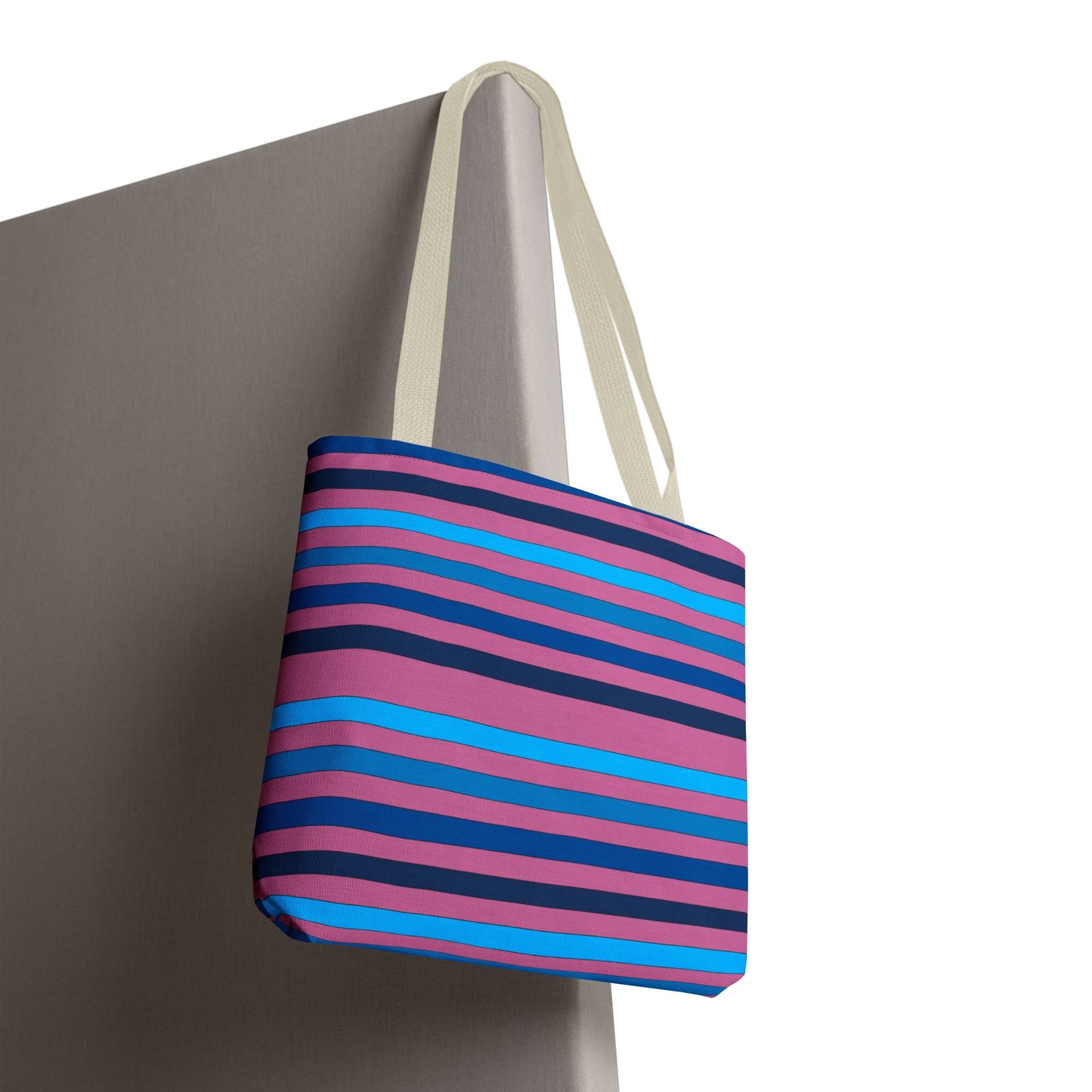 Pink/Blue Tote Bag