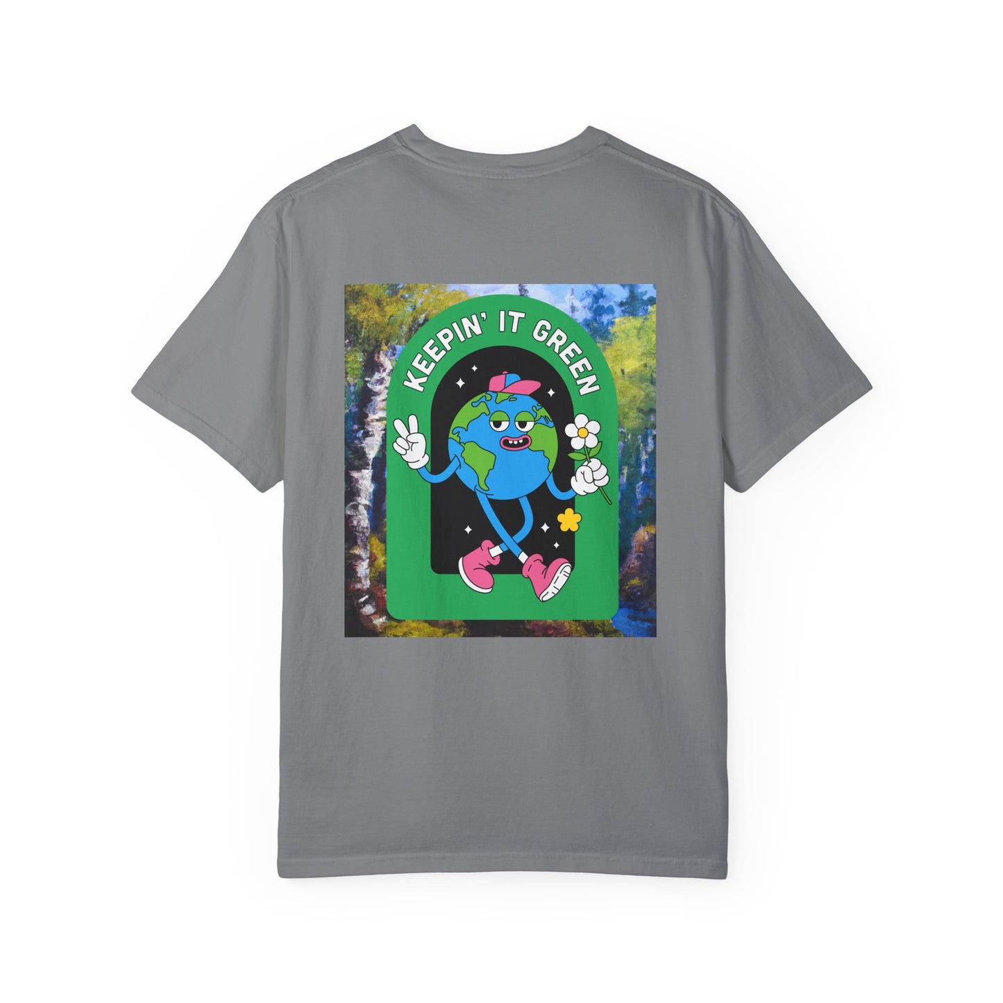 Unisex Garment-Dyed T-shirt - Think Green