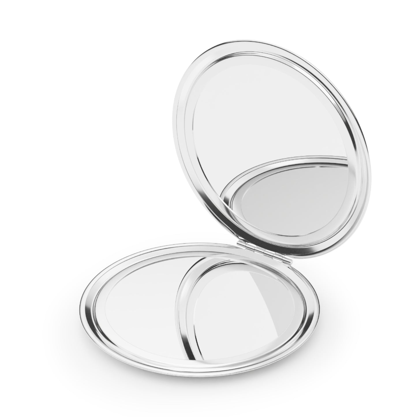 Compact Travel Mirror - Coastal Stripes Design