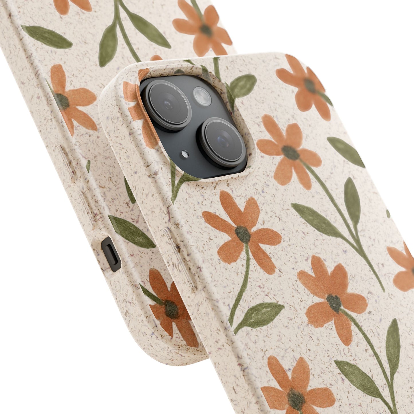 Floral Phone Case - Biodegradable Protective Cover