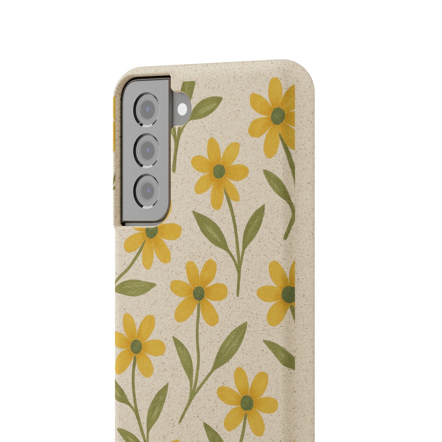 Meadow Bloom Biodegradable Phone Case - Marigold