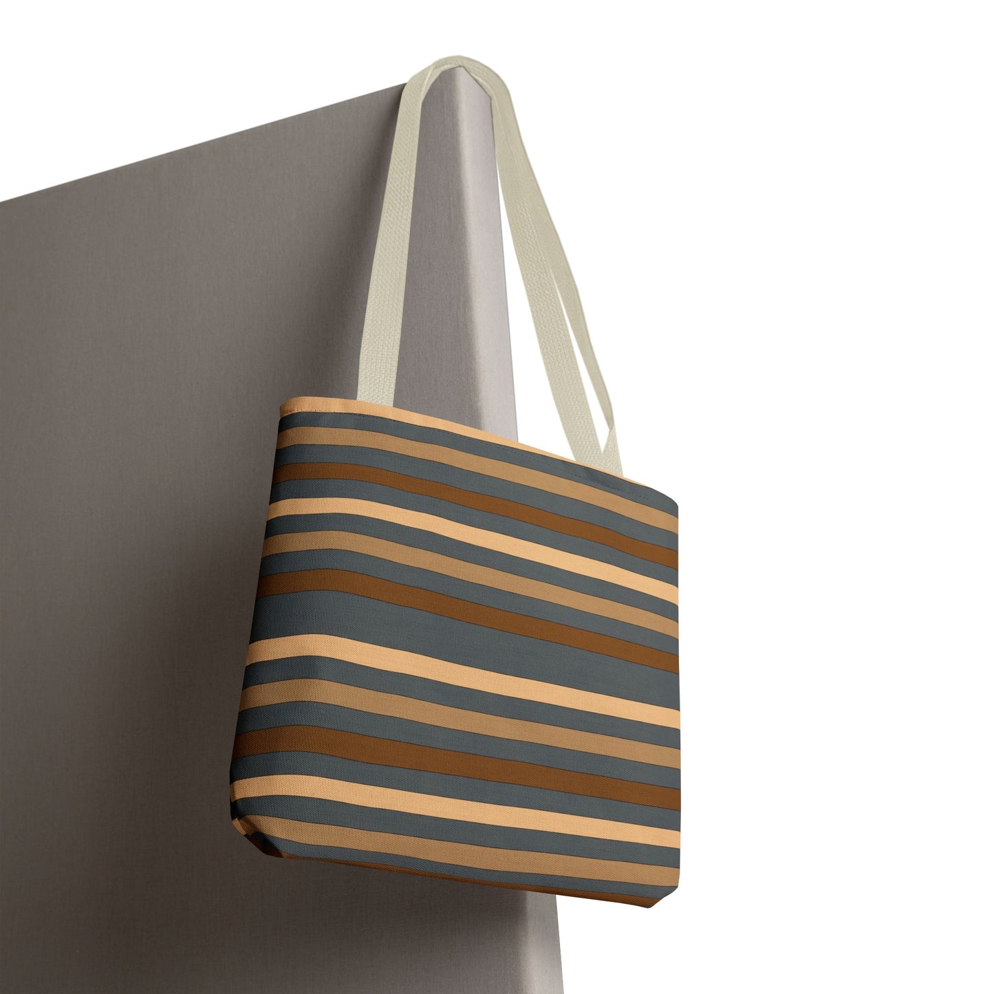 Grey/Brown Tote Bag