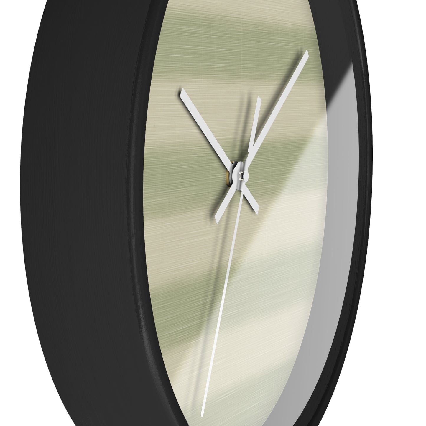 Loom Light Stripes Wall Clock – Sage Fade