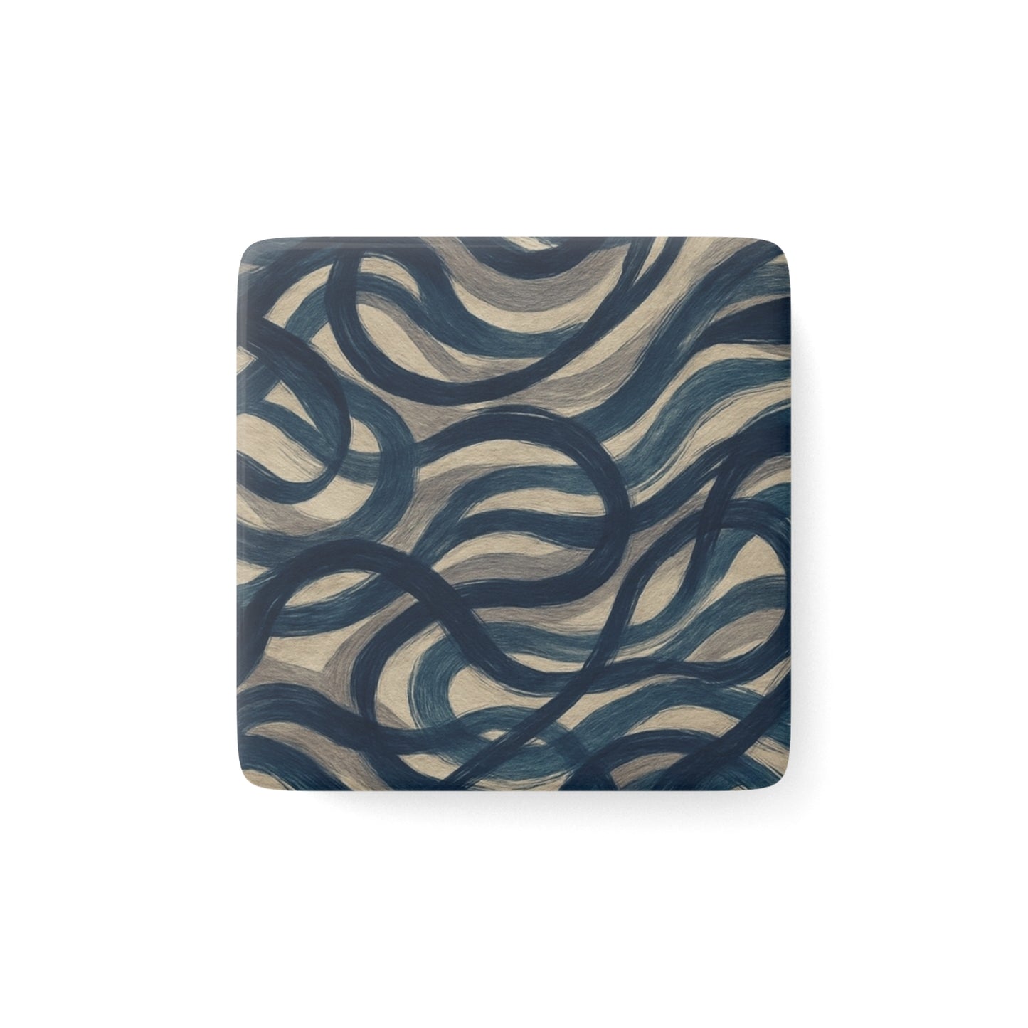 Porcelain Square Magnet -