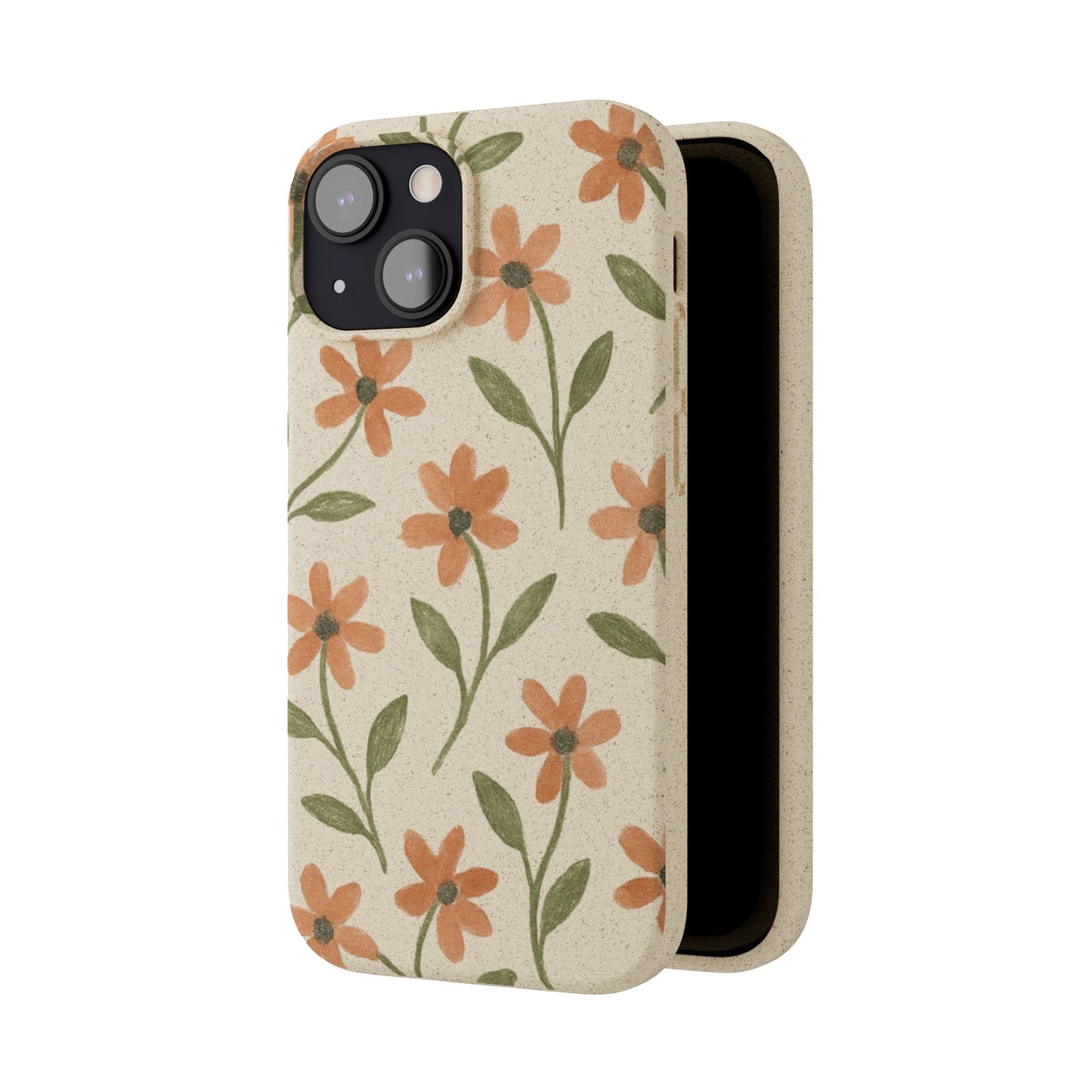 Floral Phone Case - Biodegradable Protective Cover