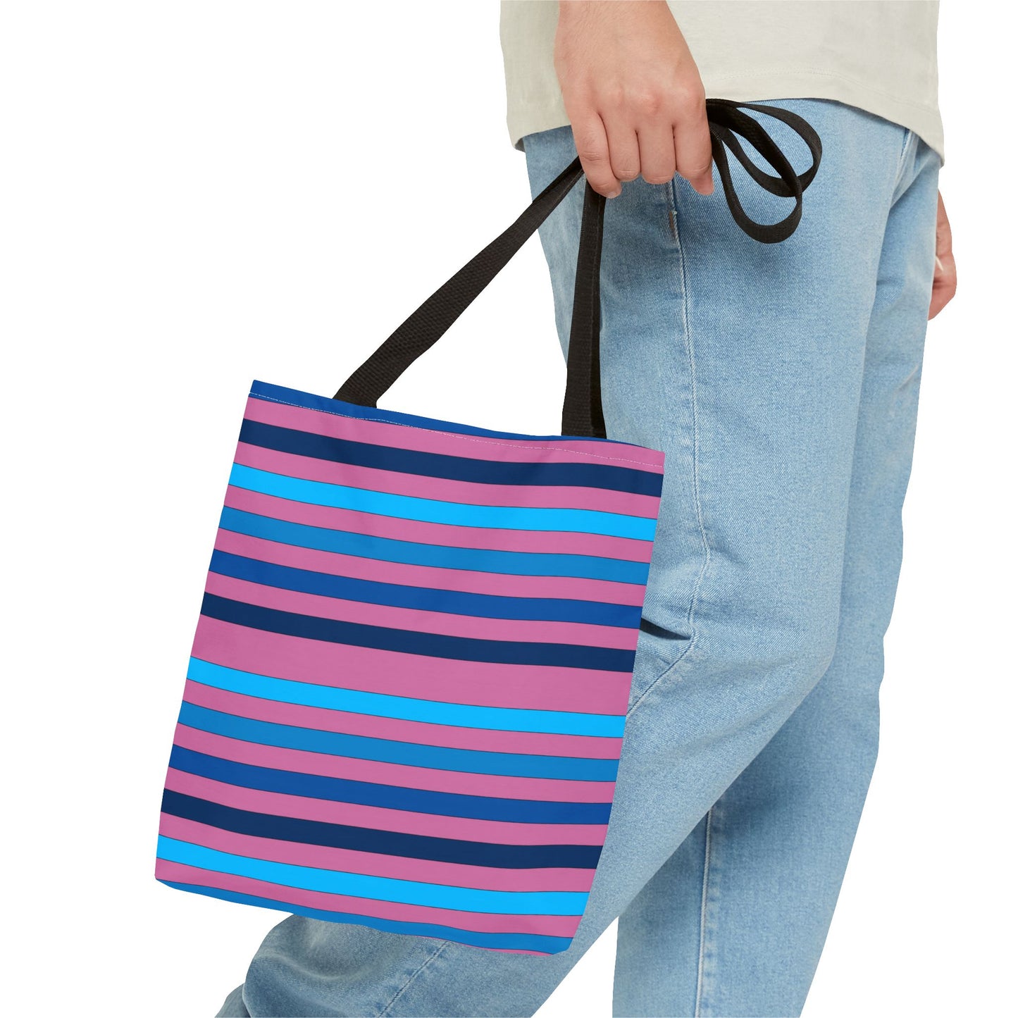 Pink/Blue Tote Bag