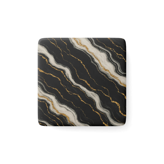 Midnight Marble Porcelain Magnet