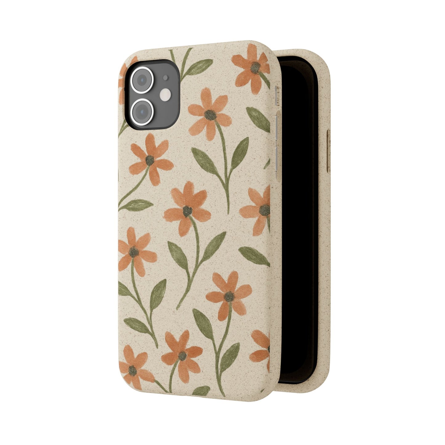 Floral Phone Case - Biodegradable Protective Cover