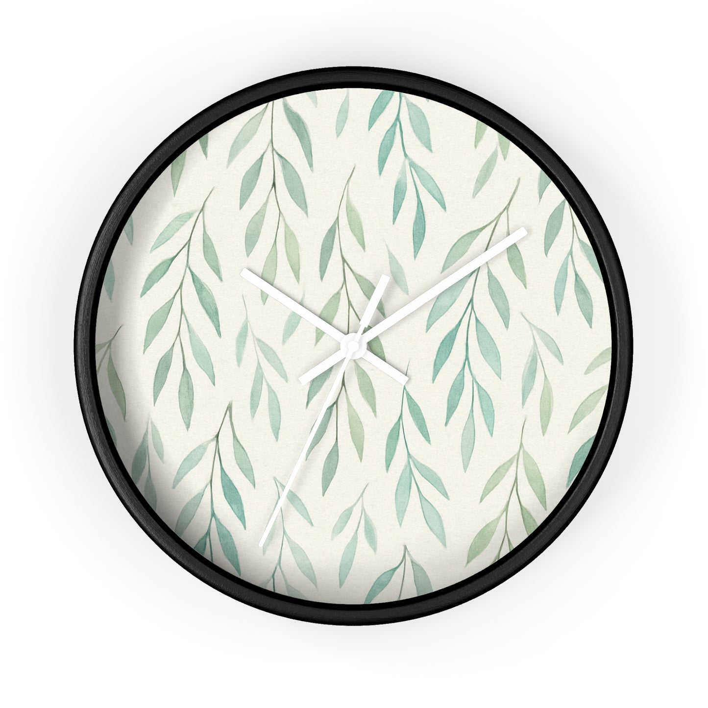 Botanical Leaf Wall Clock – Nature-inspired Home Decor