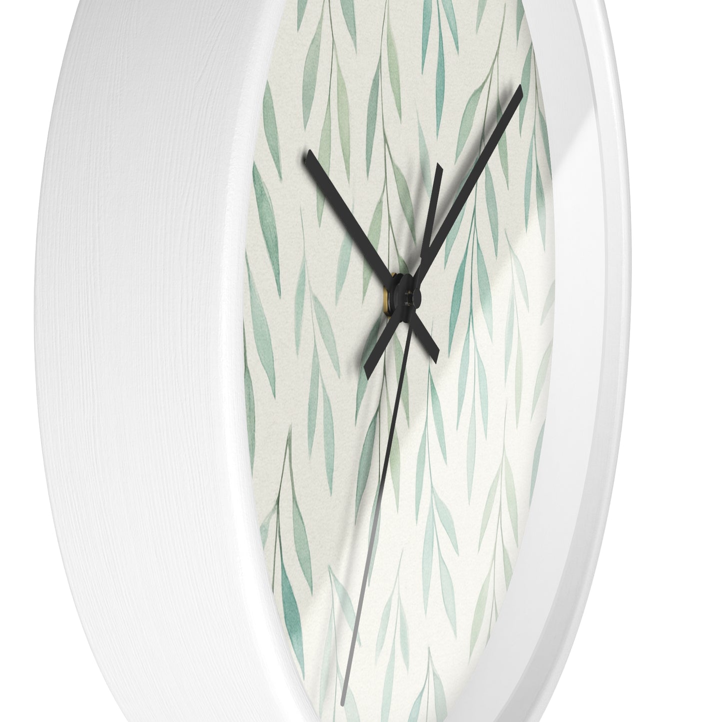 Botanical Leaf Wall Clock – Nature-inspired Home Decor