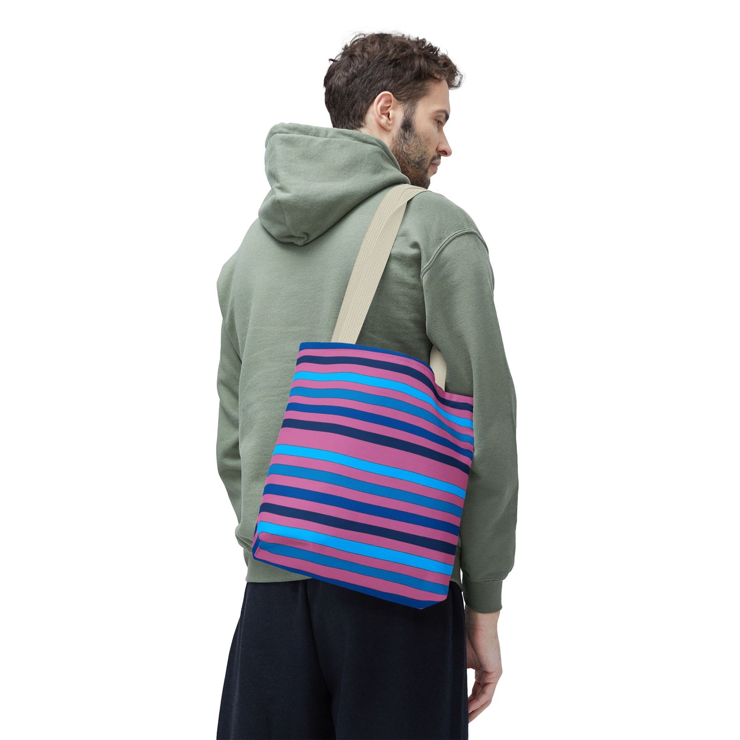 Pink/Blue Tote Bag